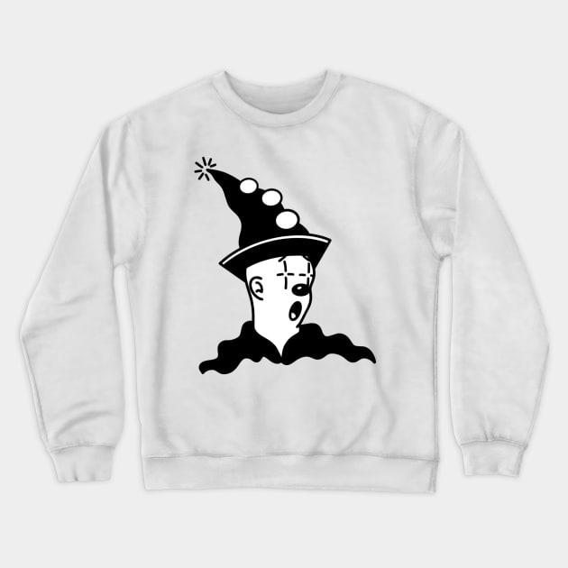 60s Cartoon Clown Crewneck Sweatshirt by Hacked By NA